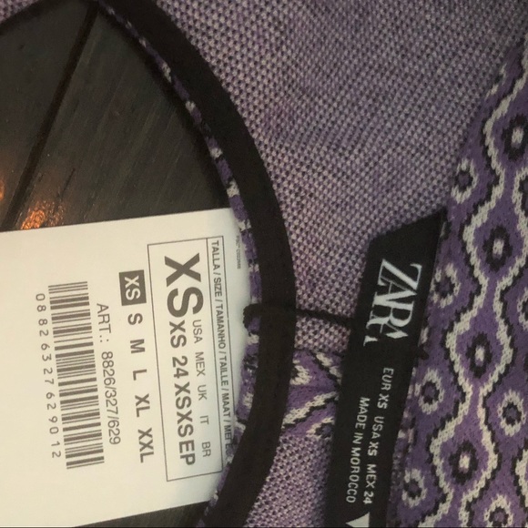 Zara geometric print cutout bodysuit - Picture 6 of 8